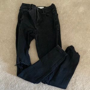 Simple black skinny jeans for sale!